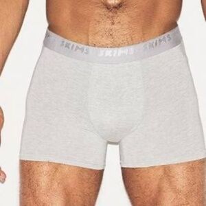 NWT - SKIMS Bundle!! 5" Inseam Men's Boxer Briefs - Size XL - Light Heather Grey